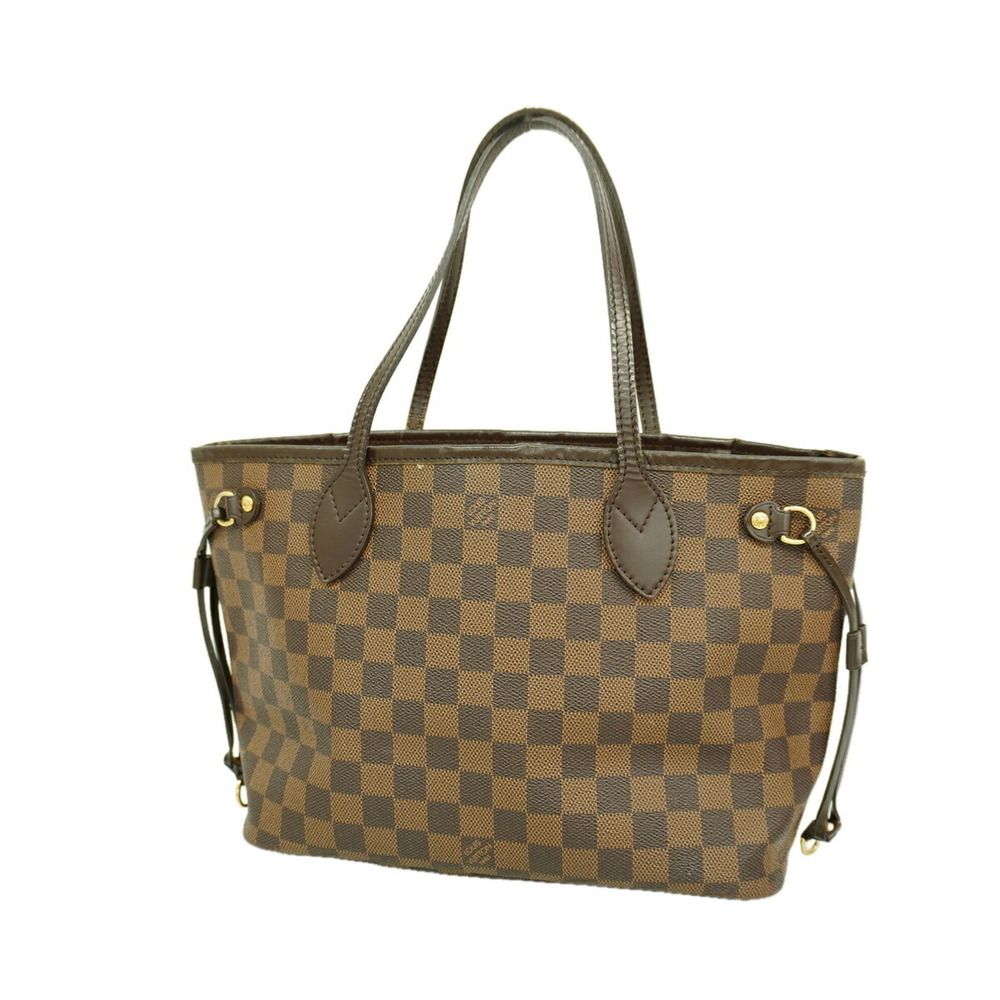 Louis Vuitton Damier Neverfull PM Tote Bag N51109 Ebene (Women's)
